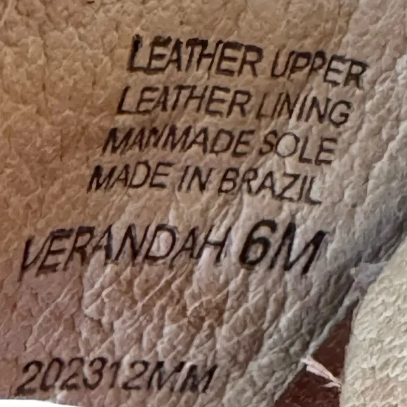 Brioso Verandah Brown Genuine Leather Strappy Design Block Heel Sandals - Picture 9 of 9